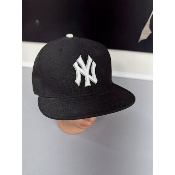 NEW ERA 9FIFTY BASIC SNAPBACK HAT CAP MLB NEW YORK NY YANKEES BLACK ADUL… - Picture 1 of 8